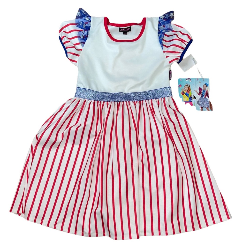 Jo Jo girls Patriotic USA dress kids size‎ 10 /12